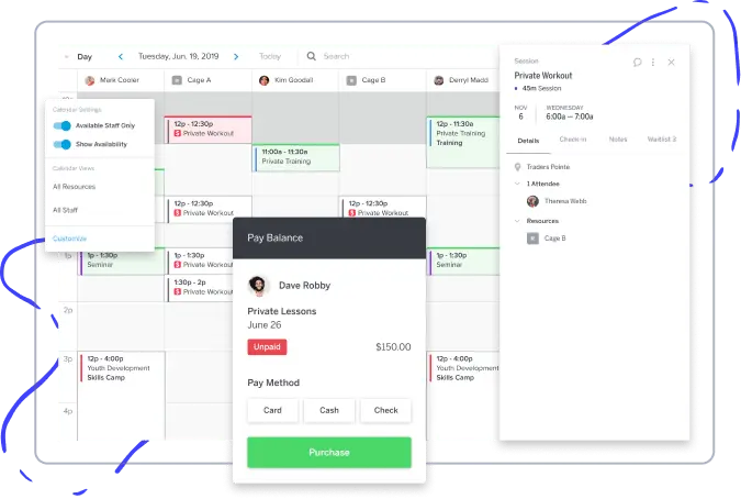 Upper hand – upper hand – fitness software calendar